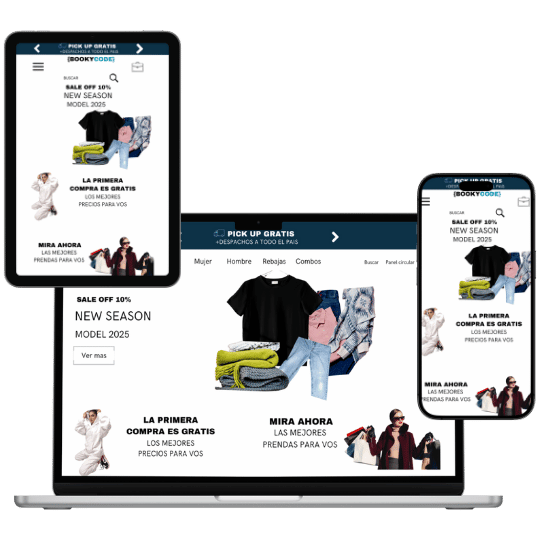 Diseño web para tienda en linea de ropa